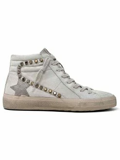 ShuShop Company RiRi Studded Grey High Top Sneaker