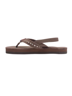 Footwear Rainbows Kids Crystal Collection Leather Sandal