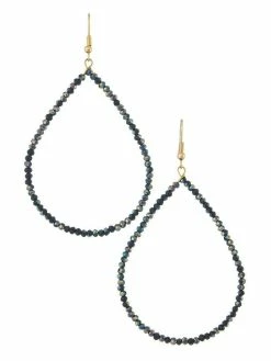 Jewelry Seed Bead Teardrop Dangle Earrings