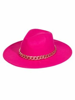 Accessories Hats Barbie Girl Pink Chainlink Hat