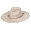 Accessories Hats Wide Brim Taupe Fedora Fashion Hat