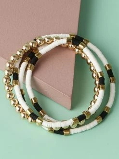 Best Pirce โ Jewelry Heishi Beaded Bracelet Set ๐ 6 Jewelry Heishi Beaded Bracelet Set