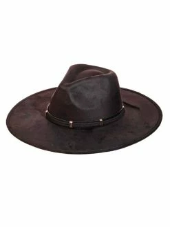 Accessories Hats Wide Brim Black Fedora Fashion Hat