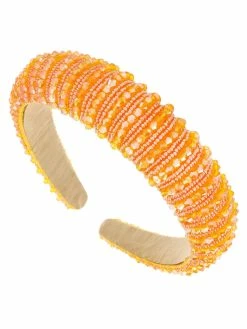 Something Special LA Accessories Orange Beaded Headband