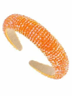 Something Special LA Orange Rhinestone Headband