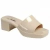 Forever Link List Jelly Block Heel Sandals