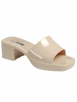 Forever Link List Jelly Block Heel Sandals