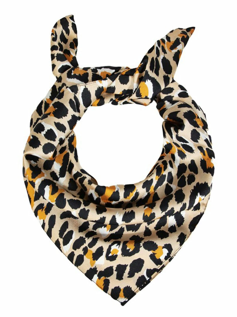 Hot Sale ⌛ Accessories Hair Accessories Wild For This Leopard Print Bandana Scarf 🎉 1 Accessories Hair Accessories Wild For This Leopard Print Bandana Scarf