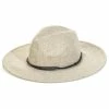 Accessories Fall Vibes Taupe Leather Trim Hat