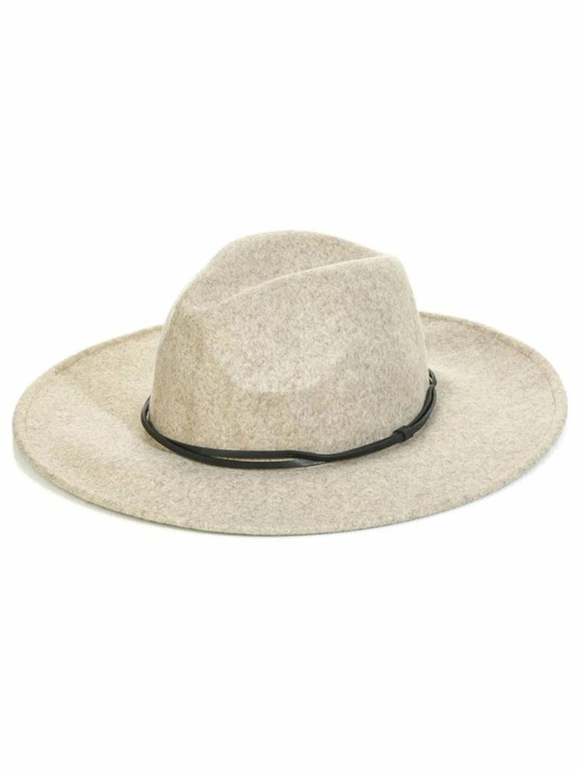 New 🎁 Accessories Fall Vibes Taupe Leather Trim Hat 🤩 1 Accessories Fall Vibes Taupe Leather Trim Hat