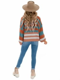 Blue B Tops Crash Course Cozy Stripe Sweater