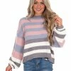 Blue B Tops Crash Course Cozy Stripe Sweater