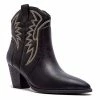 East Lion Corp Booties Zane Black Western Ankle Bootie