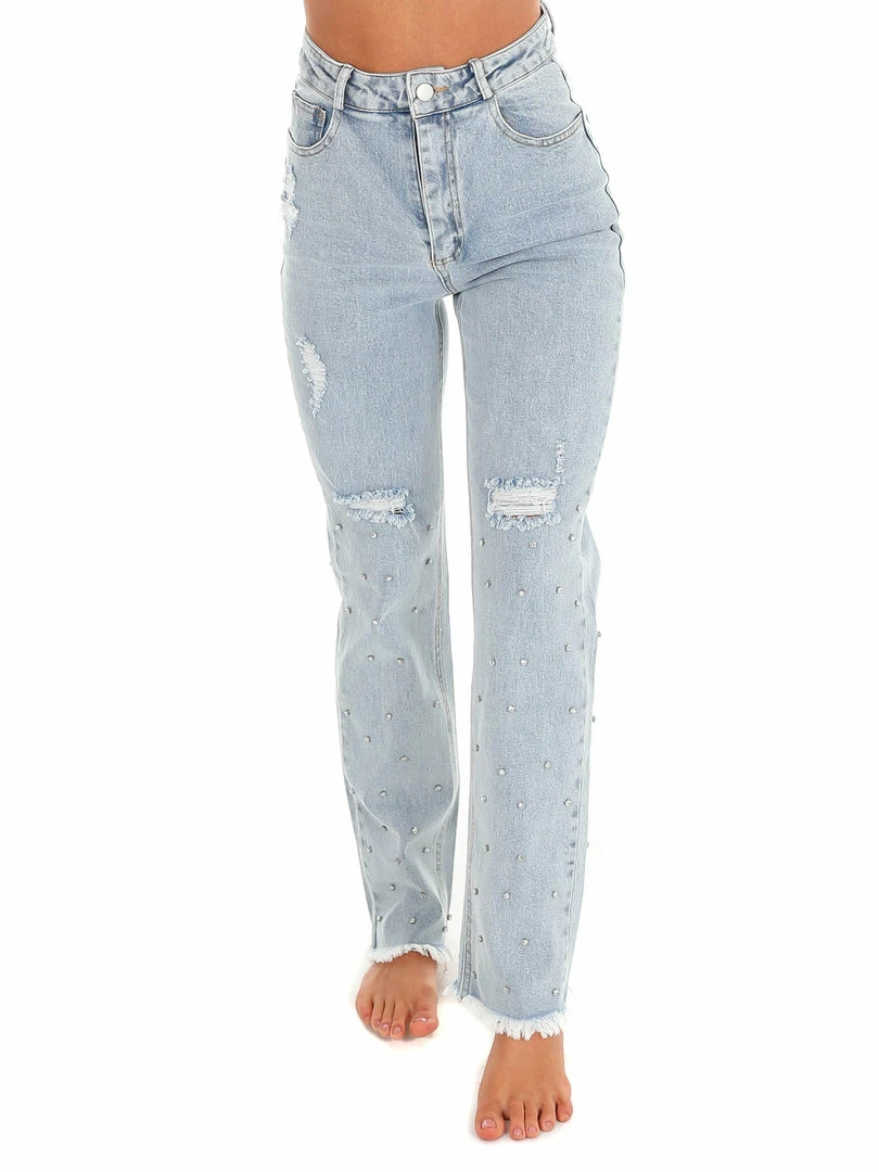 Best Sale 👏 Blue B Sale Forever Young Rhinestone Light Wash 👖 Jeans ⭐ 2 Blue B Sale Forever Young Rhinestone Light Wash Jeans