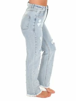 Best Sale 👏 Blue B Sale Forever Young Rhinestone Light Wash 👖 Jeans ⭐ 6 Blue B Sale Forever Young Rhinestone Light Wash Jeans