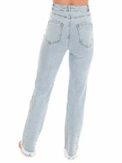 Best Sale 👏 Blue B Sale Forever Young Rhinestone Light Wash 👖 Jeans ⭐ 7 Blue B Sale Forever Young Rhinestone Light Wash Jeans