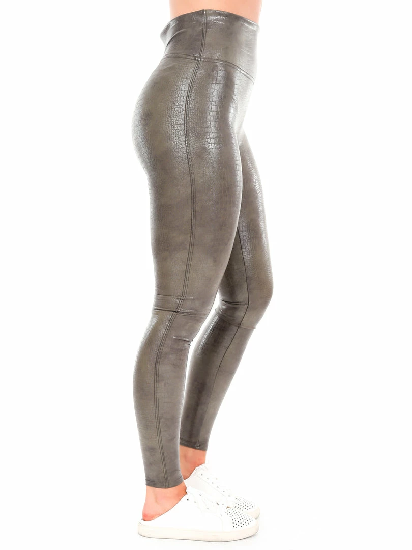 Buy ๐งจ Spanx Faux Leather Croc Shine Leggings Sale ๐ 2 Spanx Faux Leather Croc Shine Leggings Sale