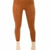 Spanx Rich Camel Faux Suede Leggings