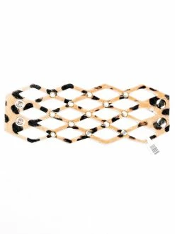 Jewelry Cheetah Leather Cuff