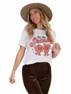 Kissed Apparel Retro Tis The Season Fall Graphic Tee