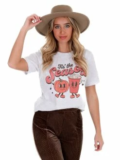 Kissed Apparel Retro Tis The Season Fall Graphic Tee