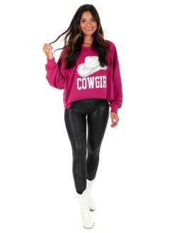 Flash Sale ๐ Peach Love California Rhinestone Cowgirl Sweatshirt Tops ๐ 21 Peach Love California Rhinestone Cowgirl Sweatshirt Tops