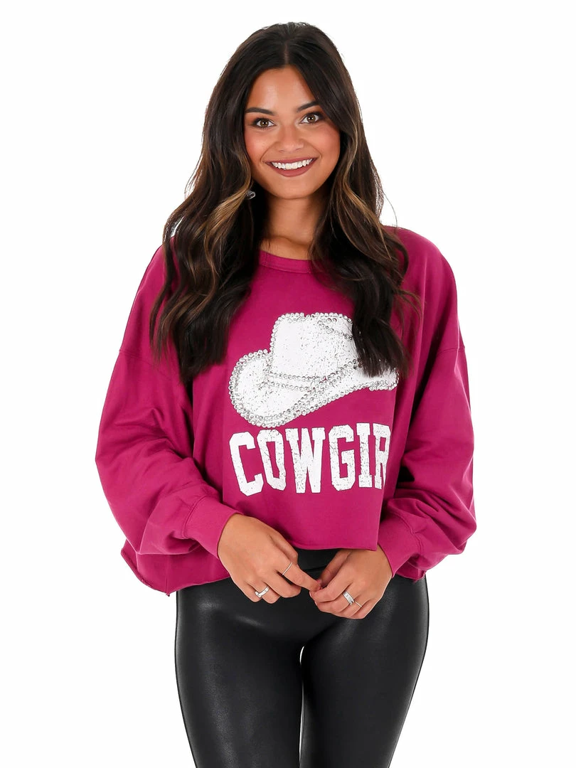 Flash Sale ๐ Peach Love California Rhinestone Cowgirl Sweatshirt Tops ๐ 5 Peach Love California Rhinestone Cowgirl Sweatshirt Tops