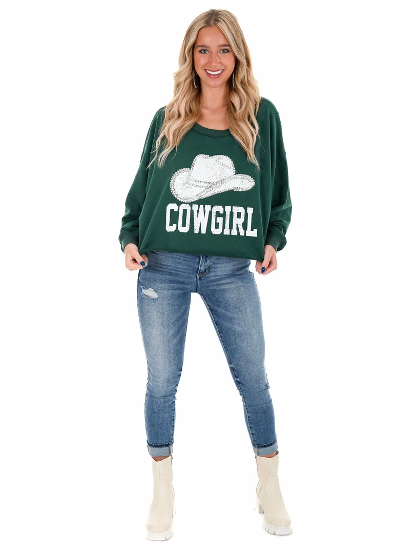 Flash Sale ๐ Peach Love California Rhinestone Cowgirl Sweatshirt Tops ๐ 14 Peach Love California Rhinestone Cowgirl Sweatshirt Tops