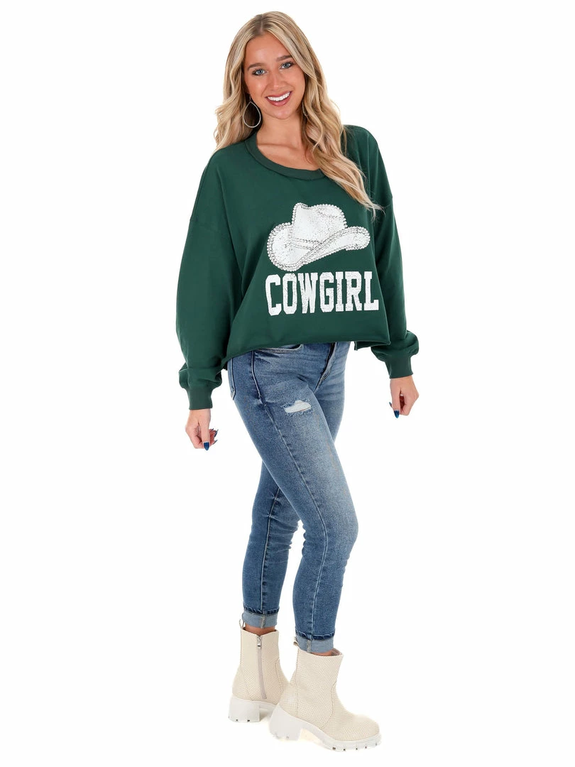 Flash Sale ๐ Peach Love California Rhinestone Cowgirl Sweatshirt Tops ๐ 15 Peach Love California Rhinestone Cowgirl Sweatshirt Tops