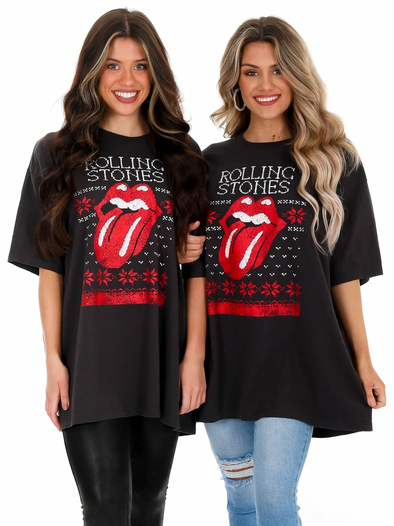 Best Pirce ๐ Apparel Sale Rolling Stones Norway Sweater Oversized Distressed Tee ๐ 1 Apparel Sale Rolling Stones Norway Sweater Oversized Distressed Tee