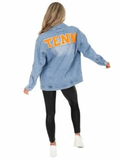 Josie's Boutique Apparel TENN Chenille Denim Jacket