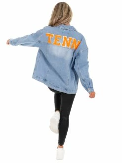 Josie's Boutique Apparel TENN Chenille Denim Jacket