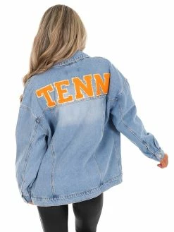 Josie's Boutique Apparel TENN Chenille Denim Jacket