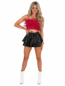 Best deal ๐ Blue B Girly Girl Fur Cami Crop Top Tops ๐ 32 Blue B Girly Girl Fur Cami Crop Top Tops