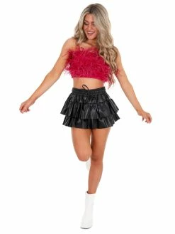 Best deal ๐ Blue B Girly Girl Fur Cami Crop Top Tops ๐ 30 Blue B Girly Girl Fur Cami Crop Top Tops