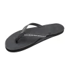 Footwear Crystal Collection Leather Sandal - Black