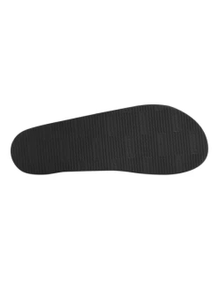 Footwear Crystal Collection Leather Sandal - Black