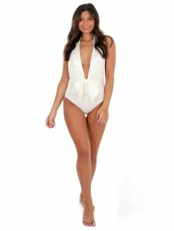 Beach Joy Bikini Island Hangout Metallic One Piece Swimsuit Sale