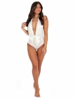 Beach Joy Bikini Island Hangout Metallic One Piece Swimsuit Sale