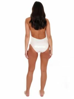 Beach Joy Bikini Island Hangout Metallic One Piece Swimsuit Sale