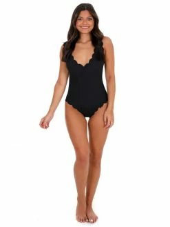 Beach Joy Bikini Heaven On Earth Black One Piece Swimsuit Sale