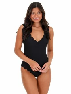 Coupon 🎉 Beach Joy 👙 Bikini Heaven On Earth Black One Piece 🩱 Swimsuit Sale 🔔 12 Beach Joy Bikini Heaven On Earth Black One Piece Swimsuit Sale