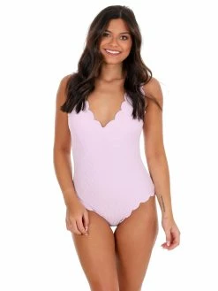 Beach Joy Bikini Heaven On Earth Purple One Piece Swimsuit Sale