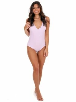 Beach Joy Bikini Heaven On Earth Purple One Piece Swimsuit Sale