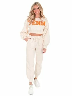 Zenana Apparel TENN Cream Two Piece Set