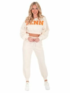 Zenana Apparel TENN Cream Two Piece Set