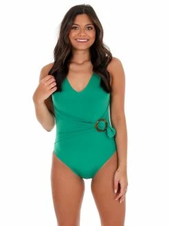 Beach Joy Bikini Soak Up The Sun Green One Piece Swimsuit Sale