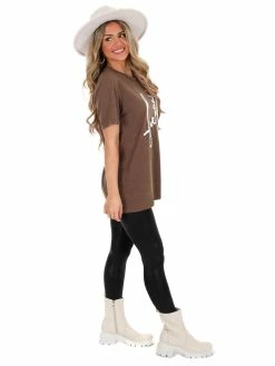 Kissed Apparel Hello Fall Graphic Tee Holiday Tees