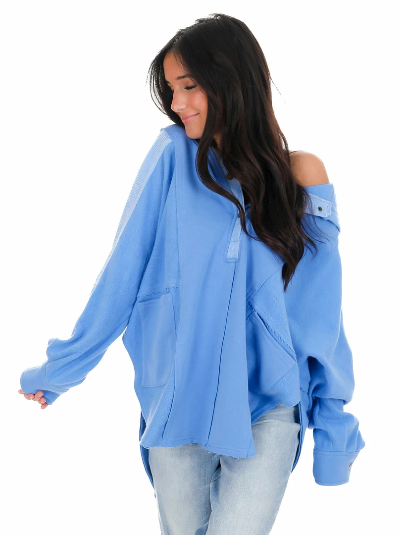 Outlet 😍 Aemi+CO Whole Heart Henley Pullover New Arrivals 👍 10 Aemi+CO Whole Heart Henley Pullover New Arrivals