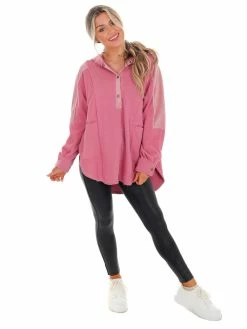 Outlet 😍 Aemi+CO Whole Heart Henley Pullover New Arrivals 👍 40 Aemi+CO Whole Heart Henley Pullover New Arrivals